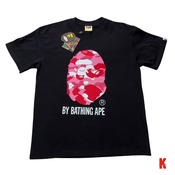 Camiseta Bape “Pink Logo Masked”